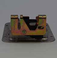 Large Flush Size, Rotary Paddle Handle, .250" Striker Locking, Stainless Steel, Water Seal. Striker Separate