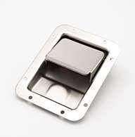Large Flush Size, Rotary Paddle Handle, .250" Striker Locking, Stainless Steel, Water Seal. Striker Separate