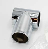 SC3 Chrome T-Stanchion with Rivet Hole