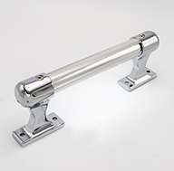 Safetylite® Clear Anodized Aluminum backlit rail
