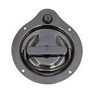 The original D Ring, old style locking, large cup, has 2 points of engagement, mounting holes and is made of polished 304 stainless steel
