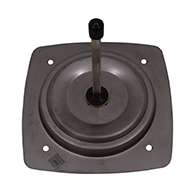 The original D Ring, non locking, large cup with mounting holes and 5/16" sq shank (customer to specify shaft length desired when order is placed,max. 4 5/8". Latch is made of polished 304 stainless steel