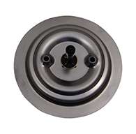 The original D Ring, non-locking large cup with special mounting holes in cup center and 1 3/8" X 5/16" sq shank. Latch is made of polished 304 stainless steel