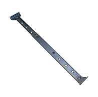 Telescoping door check with release mechanism, 17.67" closed to 29.75" extended