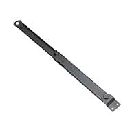 Telescoping door check with release mechanism, 9.63"" closed to 15.32" extended