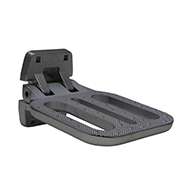 Large folding step with gasket. 42 sq. inches of stepping area. 26 sq. inches of non slip step surface