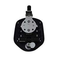Guardian® compression latch, single point, chrome plated, CD studs. Right hand.