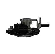 Guardian® compression latch, single point, chrome plated, mounting holes. Right hand.