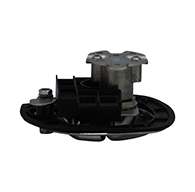 Guardian® compression latch, 2 point, chrome plated, mounting holes. Left hand.