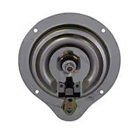 New style, locking, large cup, mounting holes, stainless steel D-ring without cam