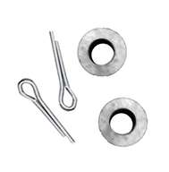 T-Handle, Large, RH, Galvanized, mounting holes, locking. Right hand.