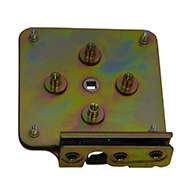 Series #459 slam latch, zinc plated, blind mount. Accepts .550" diameter striker.