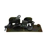 Rotary Latch controller with base plate, left hand, zinc plated.