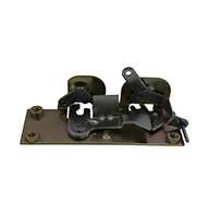 Rotary Latch controller with base plate, right hand, zinc plated.