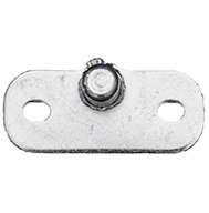 Striker bolt with mounting plate, .550 diameter.