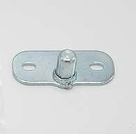 Striker bolt with mounting plate, .550 diameter.