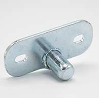 Striker bolt with mounting plate, .550 diameter.