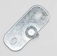 Striker bolt with mounting plate, .550 diameter.
