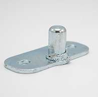 Striker bolt with mounting plate, .550 diameter.
