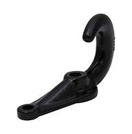 Black, left hand.