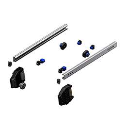 Slide and Tilt component Kit, 1100mm Rails.
