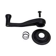 Black e-coat handle and knob #85