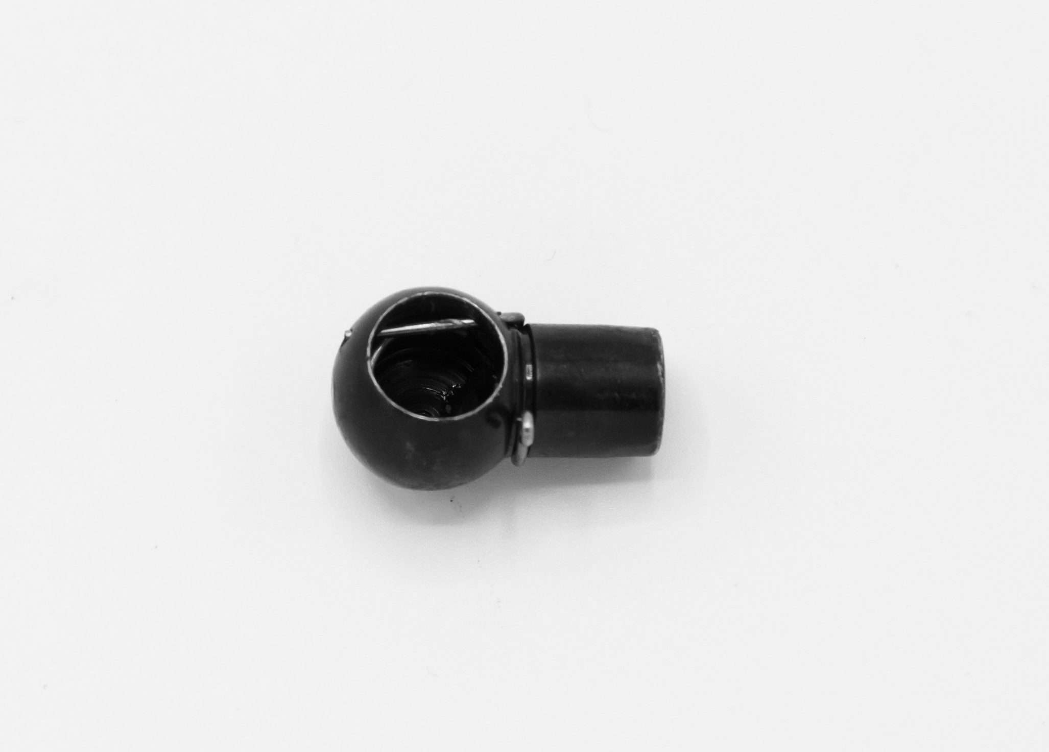 10MM Socket 18mm center to end, M6 x 1.00 internal thread, black zinc plated